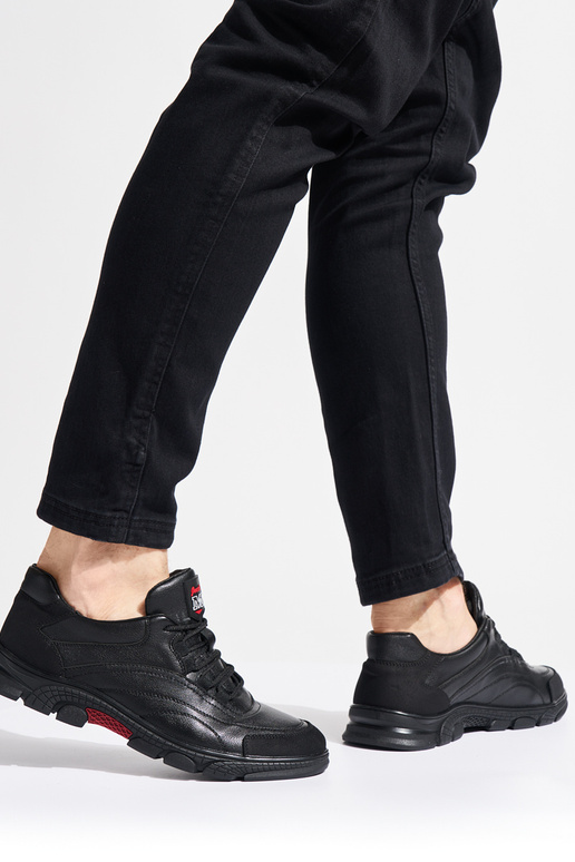 chaussures de sport noires pour hommes