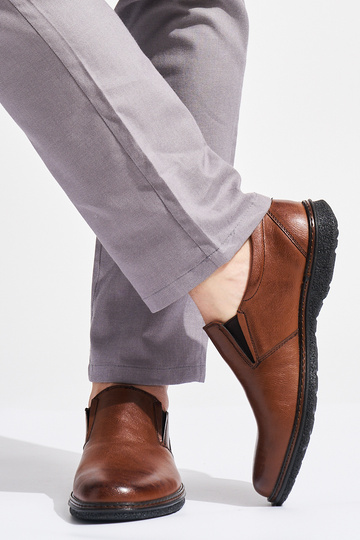 Demi-bottes marron pour hommes 2