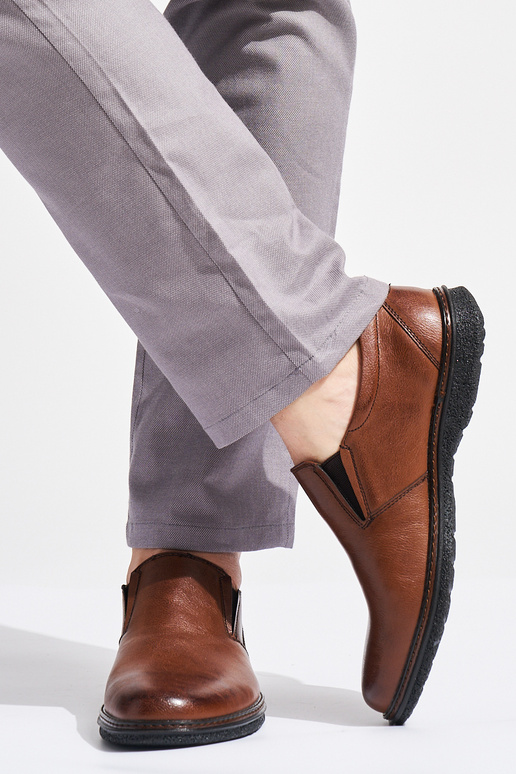 Demi-bottes marron pour hommes