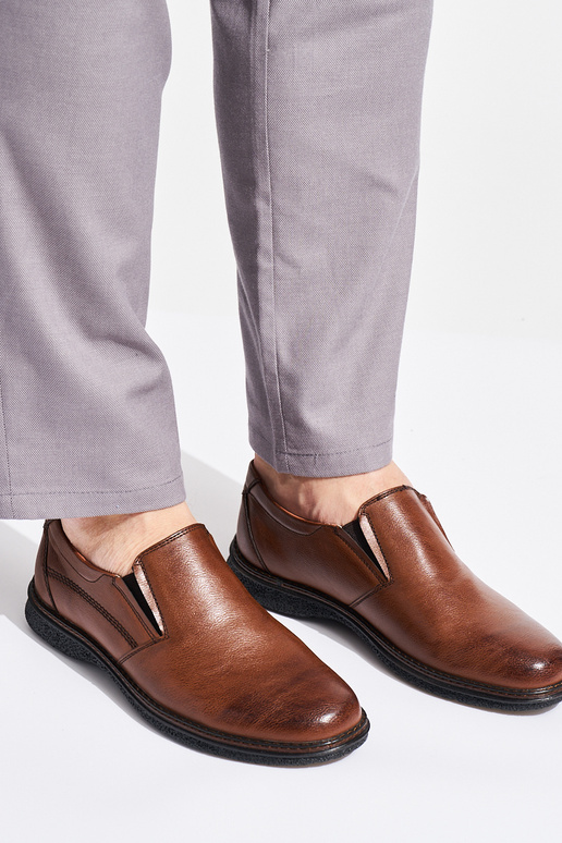 Demi-bottes marron pour hommes