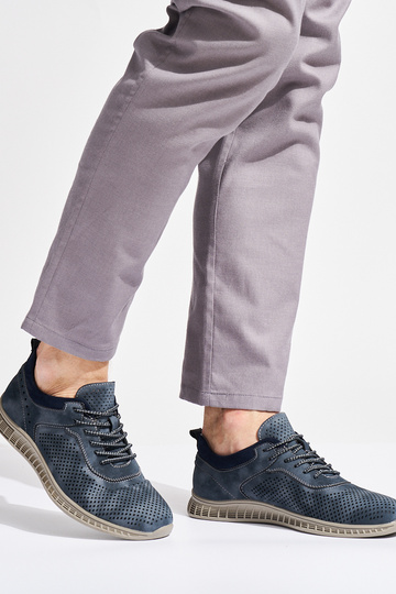 bottines bleues pour homme... 2