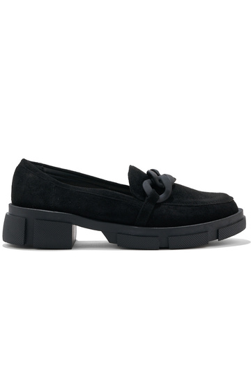 Mocassins femme noirs avec...