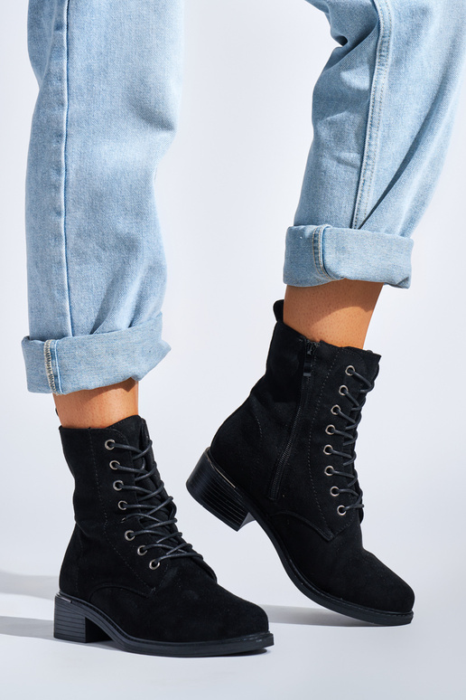 chaussures pour femmes noires lacées... chaussures pour femmes noires lacées...