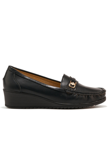 mocassins femme noirs avec...