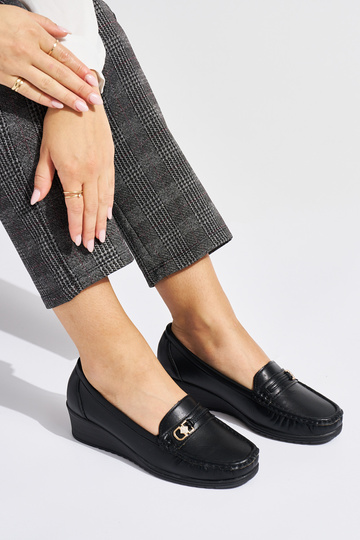 mocassins femme noirs avec... 2