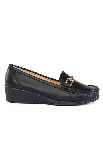 mocassins femme noirs avec...