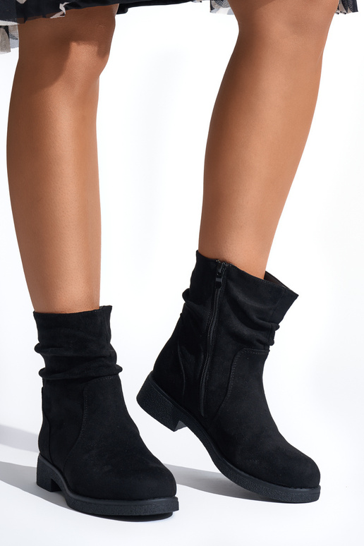 bottes style cowboy noires