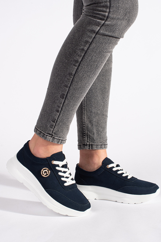 Chaussures modèle Sneakers en cuir...