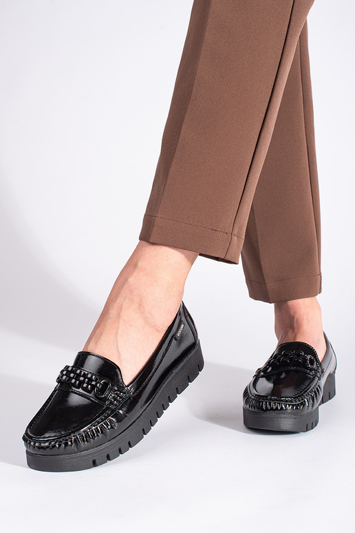 bottines femme effet laqué sur... bottines femme effet laqué sur...