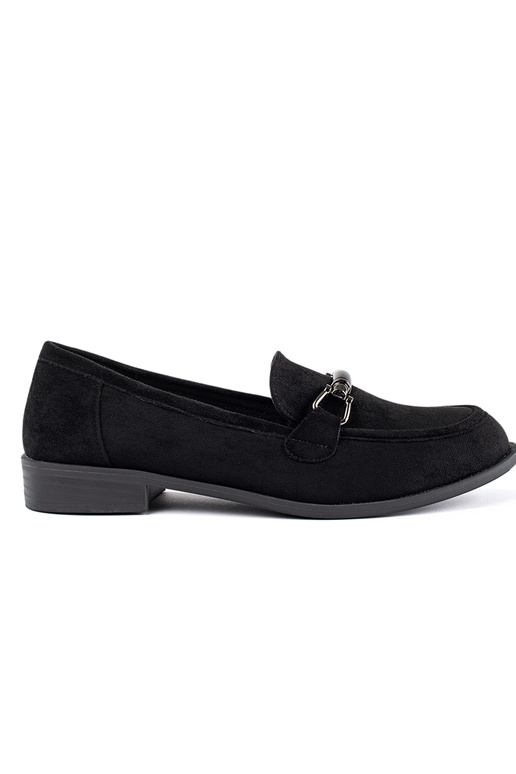 Mocassins classiques en daim noir Mocassins classiques en daim noir