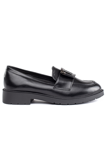 mocassins femme noirs avec...