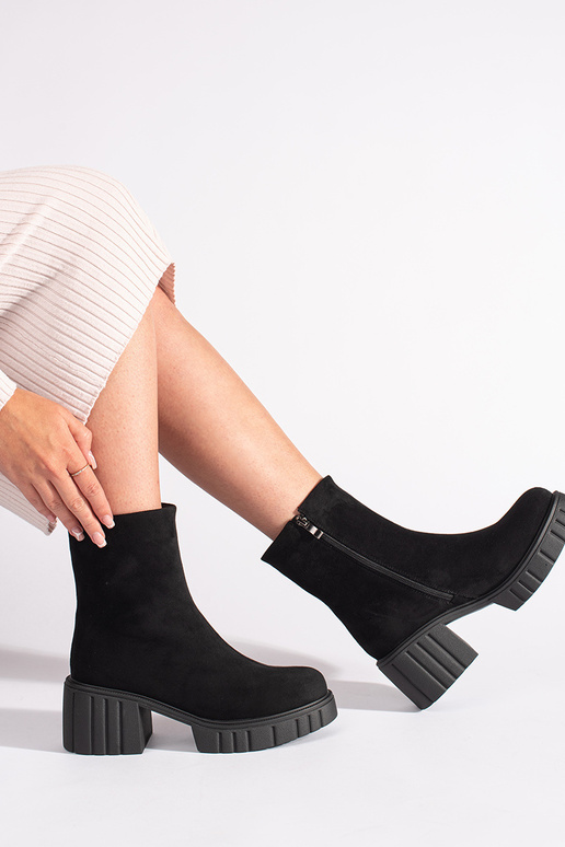 chaussures plateforme noires pour femmes