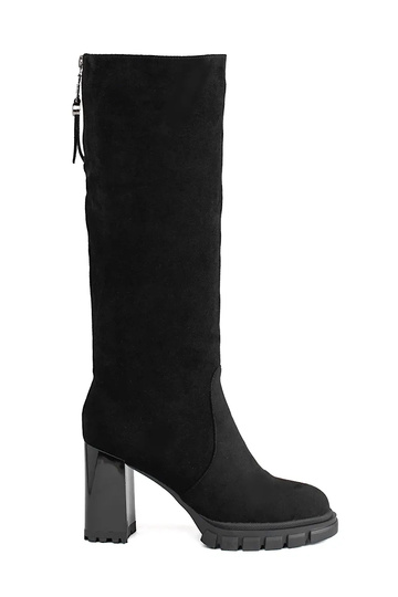 bottines en daim noires sur...