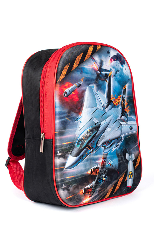 Sac à dos noir et rouge pour garçon... Sac à dos noir et rouge pour garçon...