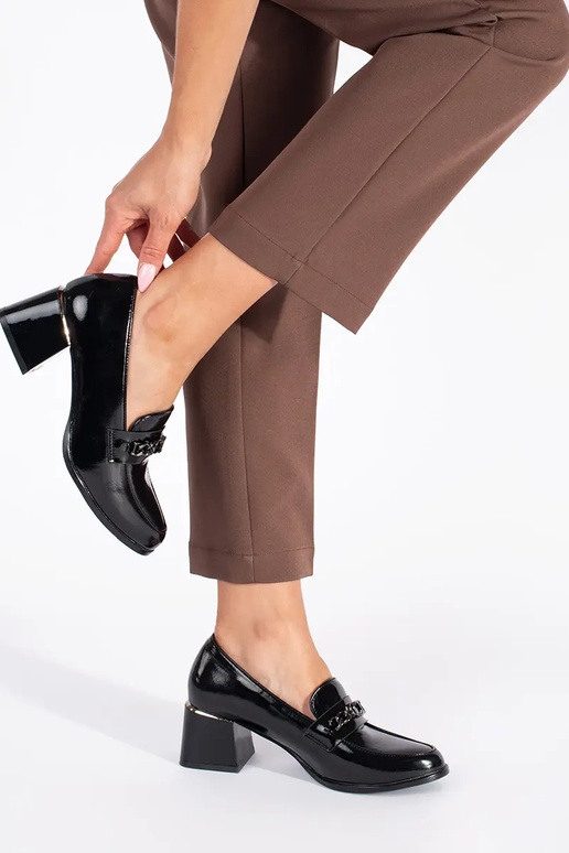 couleur noire femmes demi-chaussures...