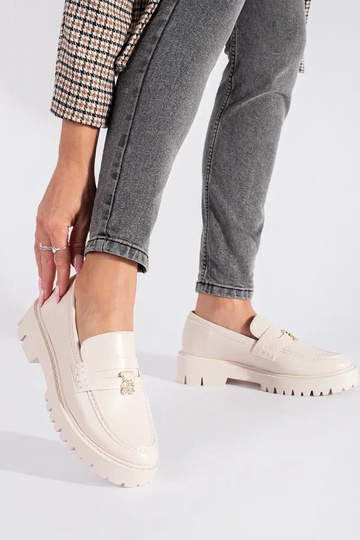 beige mocassins pour femmes... 2