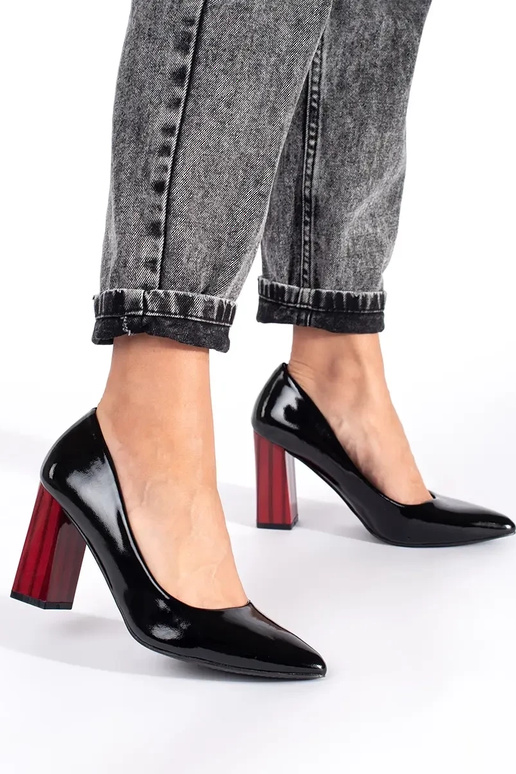 Style élégant laqué couleur noire...