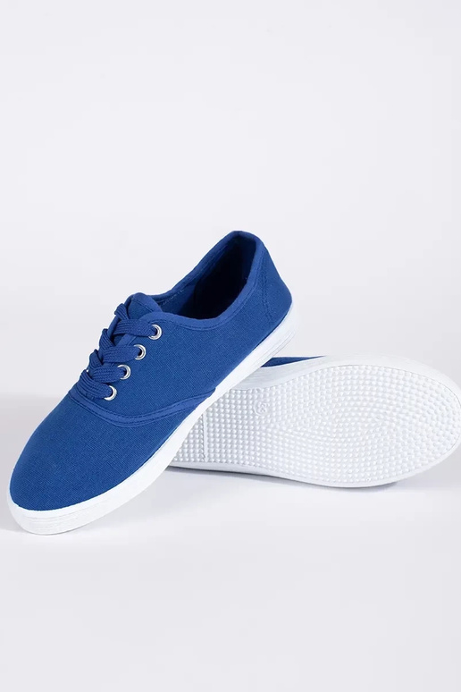 Chaussures à lacets bleues pour enfants