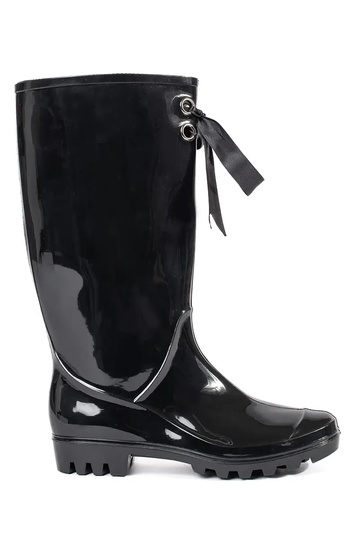 Bottes en caoutchouc verni...