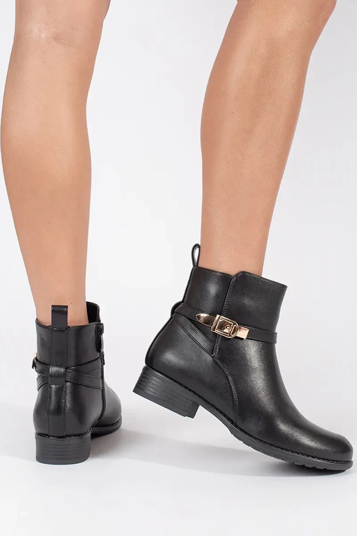 Bottes à talons bas pour femmes en... Bottes à talons bas pour femmes en...