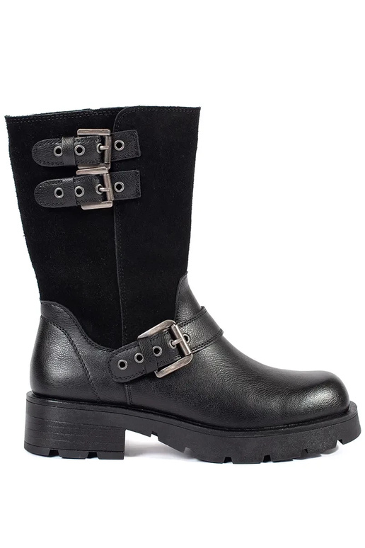 Chaussures pour femmes en cuir noir...