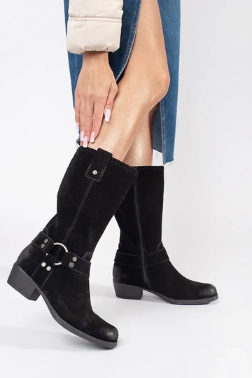 Bottes de cow-boy en cuir... 2