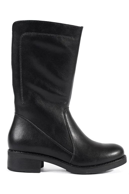 chaussures femme en cuir noir Sergio...