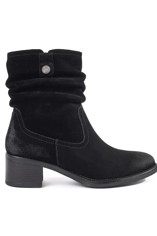 Bottes de cow-boy en cuir noir Sergio...