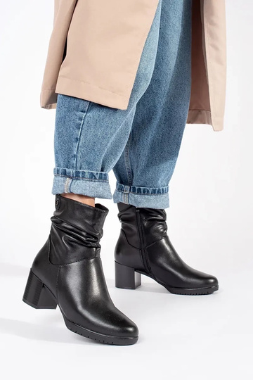 bottes à talons en cuir... 2