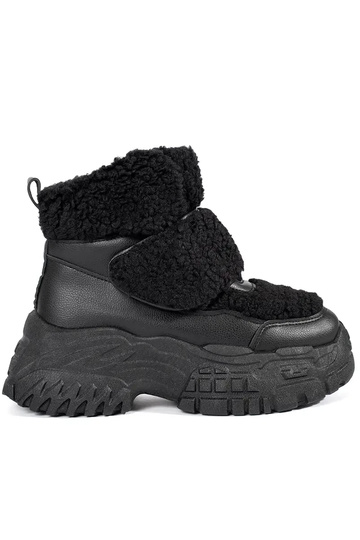 Bottes de neige noires à...