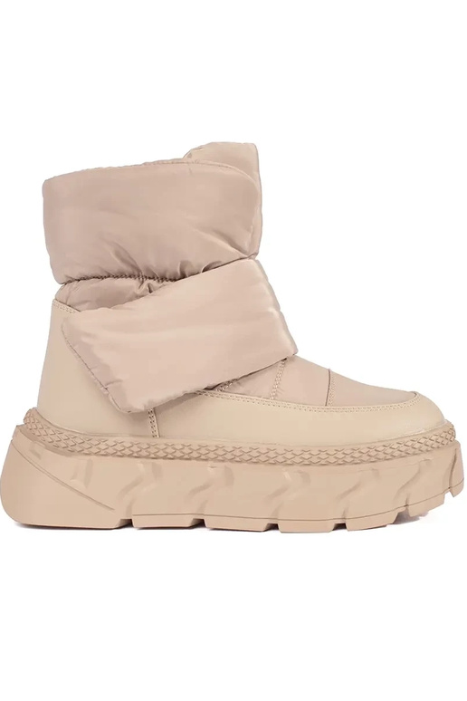 Bottes de neige beige pour femmes à... Bottes de neige beige pour femmes à...