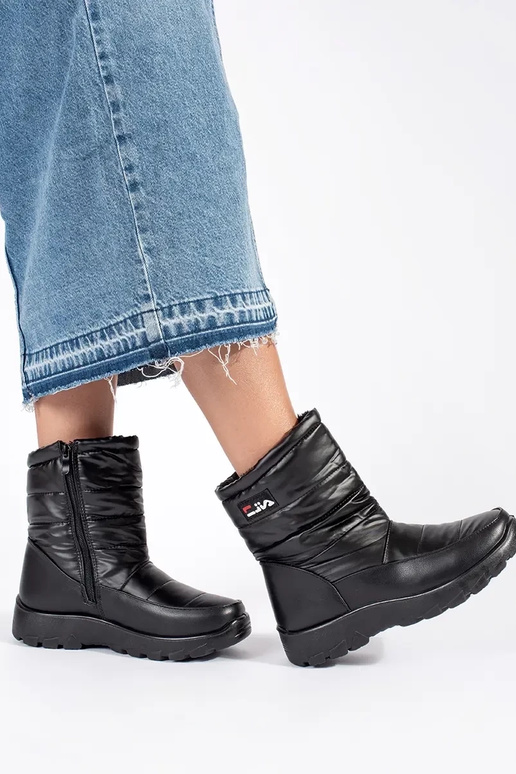 Bottes de neige pour femmes en noir