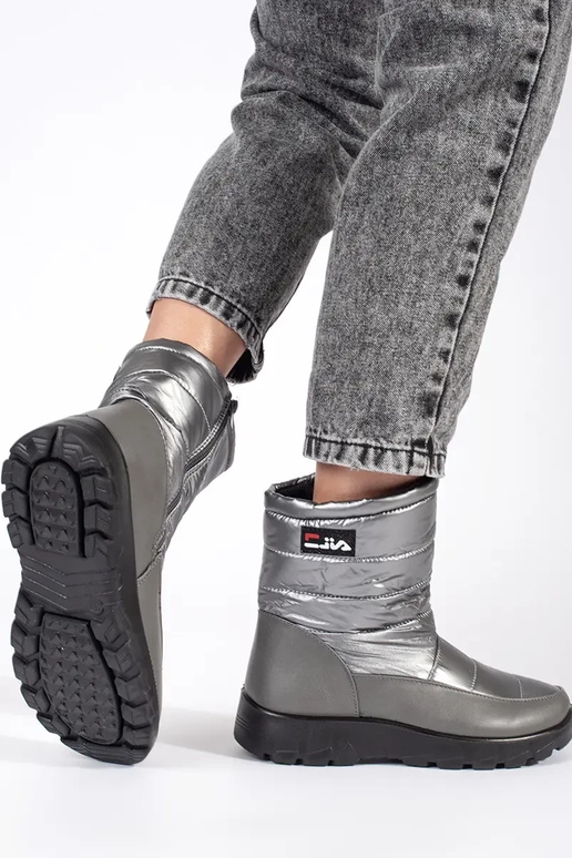 Bottes de neige pour femmes en gris