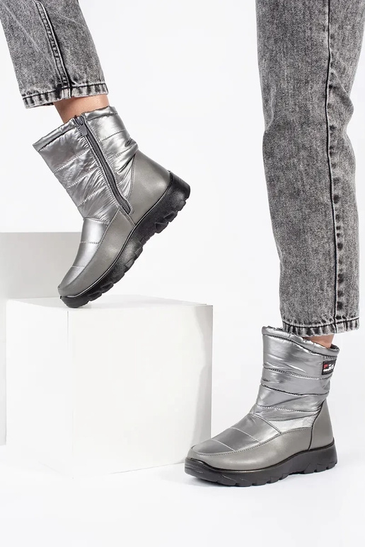 Bottes de neige pour femmes en gris