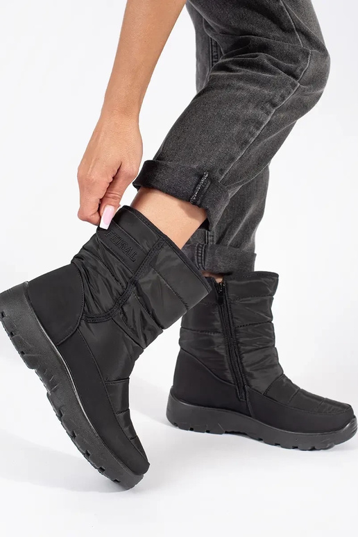 Bottes de neige pour femmes en noir