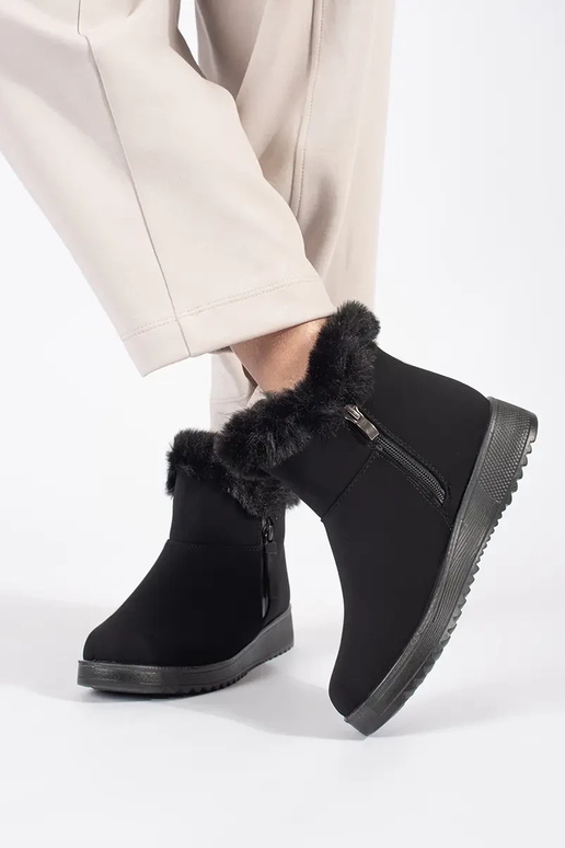 Bottes confortables avec fourrure...