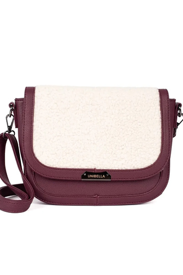 Sac à main bourgogne avec...