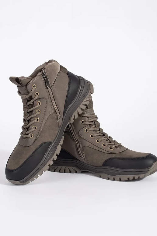 Bottes de trekking d'hiver marron
