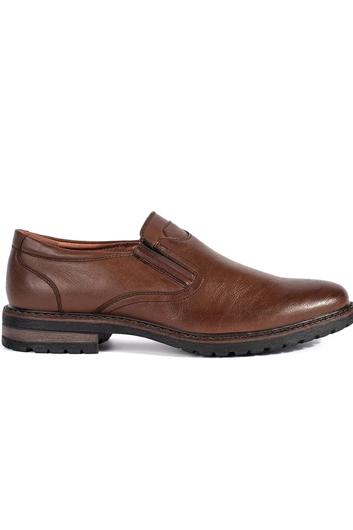 Baskets boutonnées marron