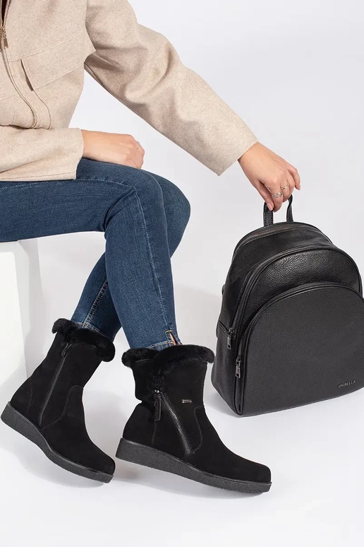 couleur noire klasyczny sac à dos Dames