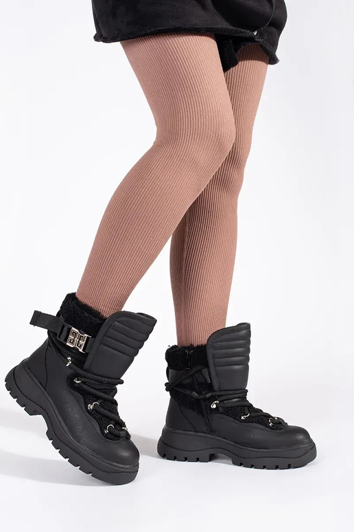 couleur noire Bottes de neige pour... couleur noire Bottes de neige pour...