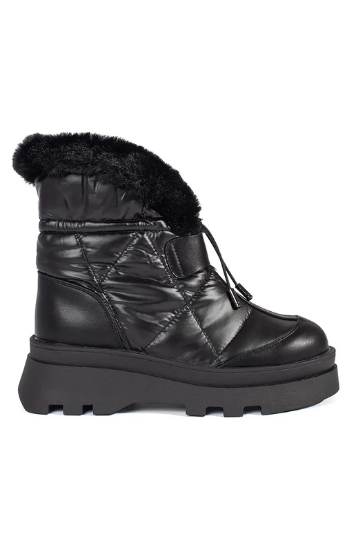 couleur noire Bottes de neige pour...