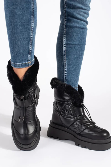 couleur noire Bottes de... 2