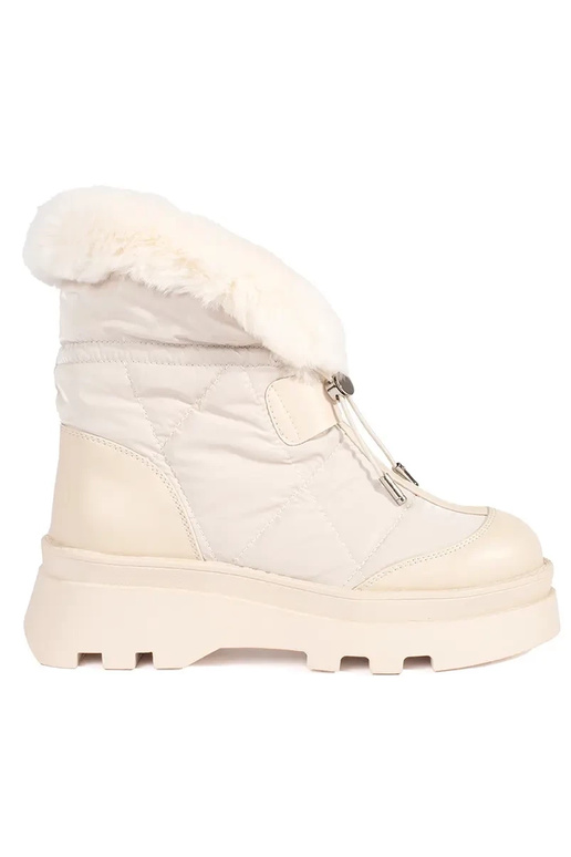 beige Bottes de neige pour femmes z...