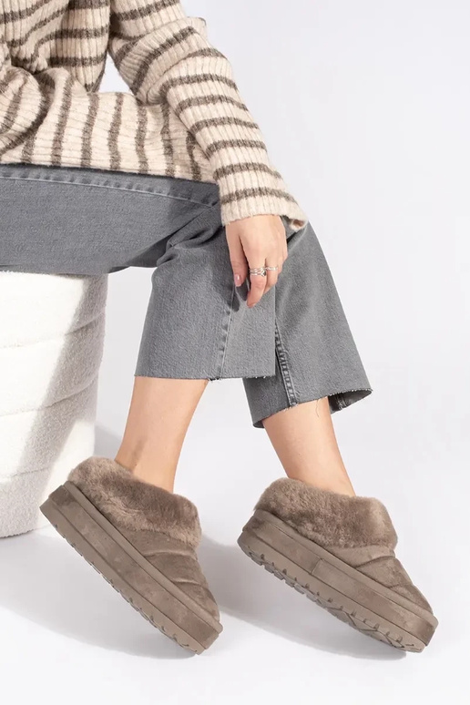 beige faible fermoir Bottes de neige...