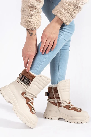 beige Bottes de neige pour... 2