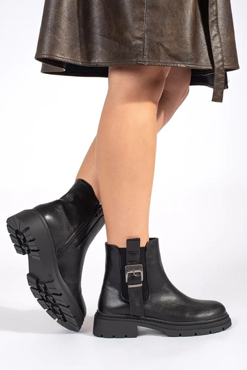 Chaussures noires à boucles 2