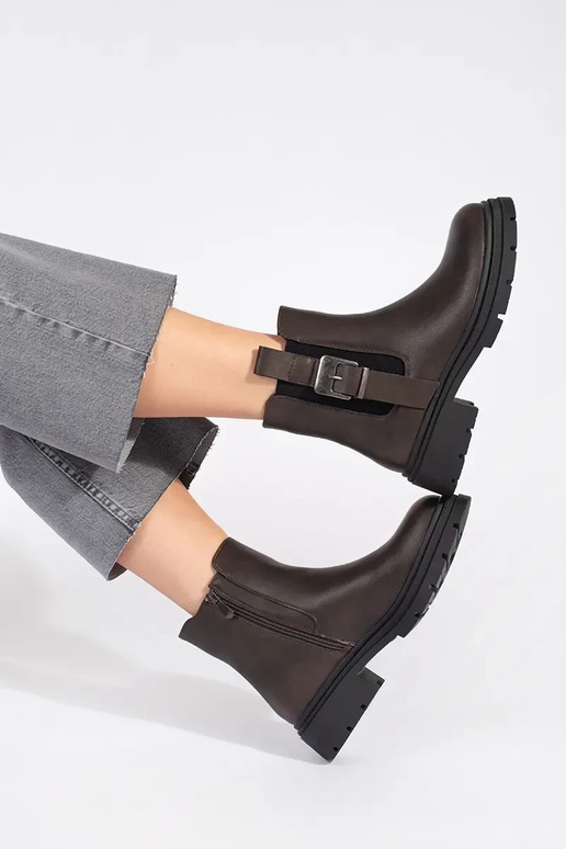 marron chaussures Chaussures de femme...