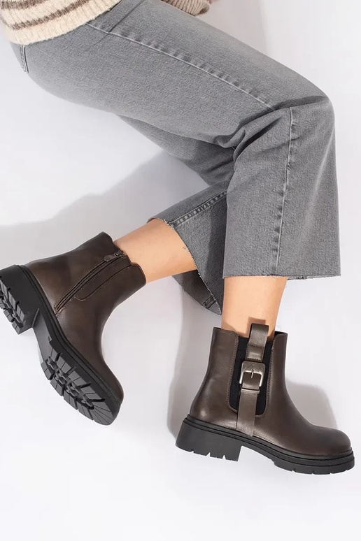 marron chaussures Chaussures de femme...