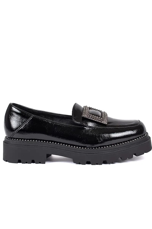 Mocassins couleur noire femmes avec...